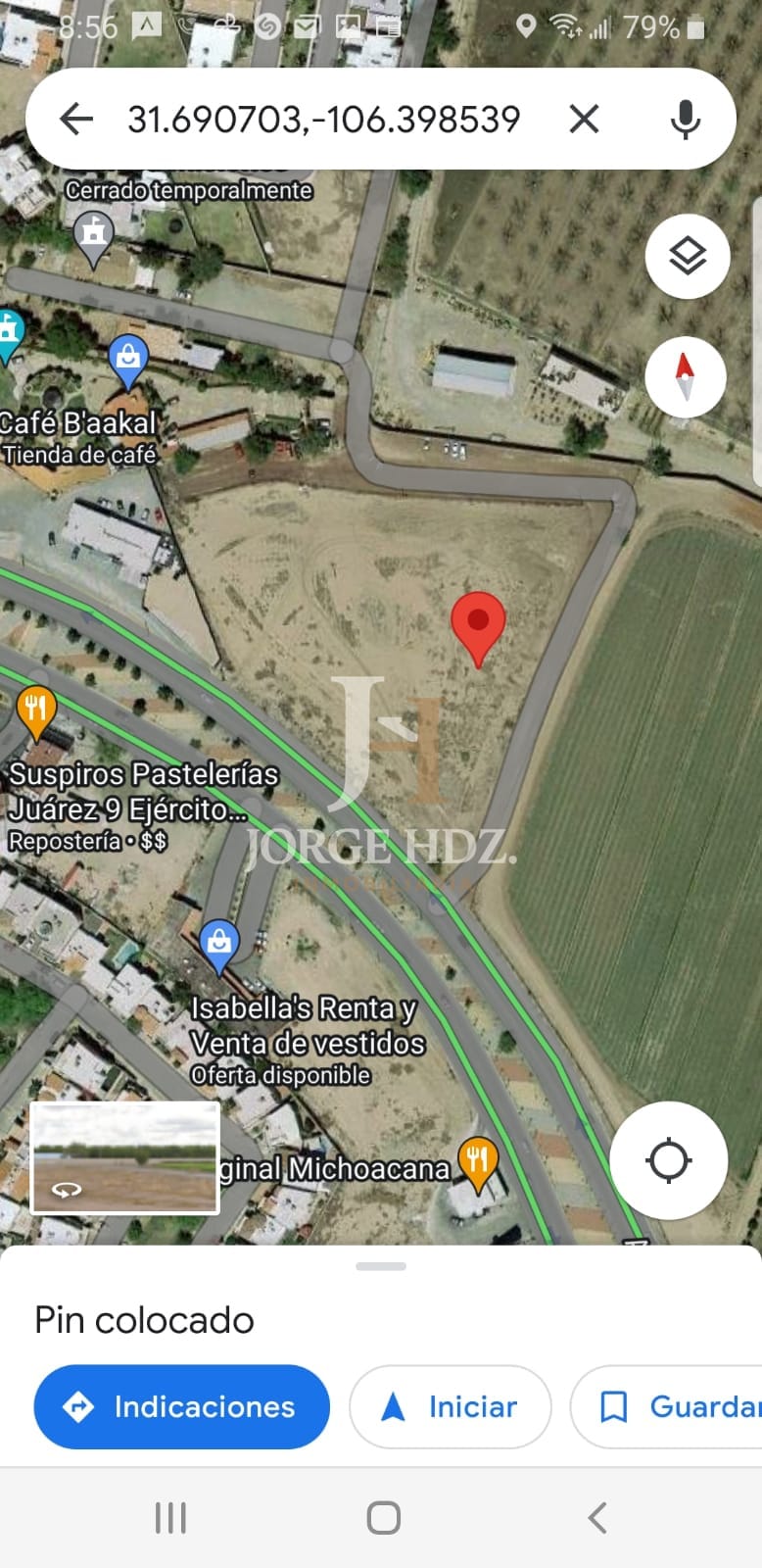 Fotografía 2 de Terreno Comercial Av. Ejercito Nacional